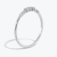 Three diamond engagement ring in 14k yellow  gold(0.19Ct)