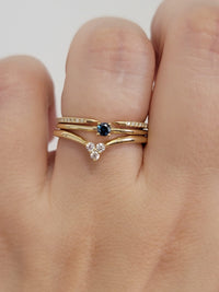Diamond Solitaire Ring, Minimalist Blue Diamond Wedding Ring, Classic Solitaire Proposal Ring, Natural Blue Diamond Ring In14k Solid Gold,