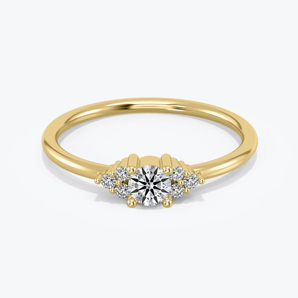 14k Gold Diamond Cluster Engagement Ring
Success
