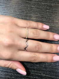 Diamond Bezel Eternity Ring in 14k Gold