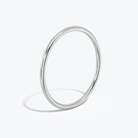 14k Solid Gold Thin Wedding Band, 1.1mm Minimalist Wedding Ring for Women, Simple Plain Ring, Dainty Gold Ring, Delicate Everyday Gold Ring