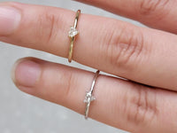 Heart-Shape Diamond (0.16 Ct .Tw) Solitaire Ring