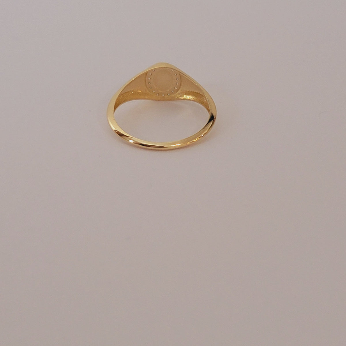 Diamond Oval Pave Signet Ring, 14k Initial Pinky Ring for Women, Dainty Monogram Rings,  Solid Gold Custom Pinky Rings, Personalized ring