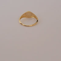 Diamond Oval Pave Signet Ring, 14k Initial Pinky Ring for Women, Dainty Monogram Rings,  Solid Gold Custom Pinky Rings, Personalized ring