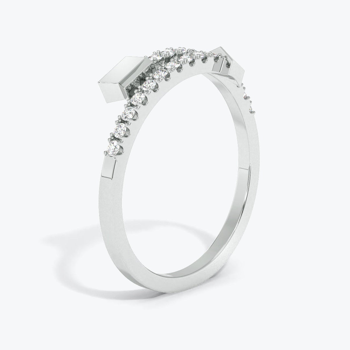 14k Gold Diamond Arrow Ring: Pave Statement Jewelry