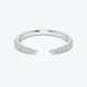 Diamond Ring, 14k Gold Pave Diamond Open Cuff Claw Diamond Ring, Diamond Open Claw Ring,  Stackable Open Claw Micro Pave Diamond Ring, White