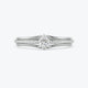 Gold Split Shank Diamond Engagement Ring – 14K Yellow Gold, Round-Cut Diamond 0.30Ctw, Unique Bridal Ring