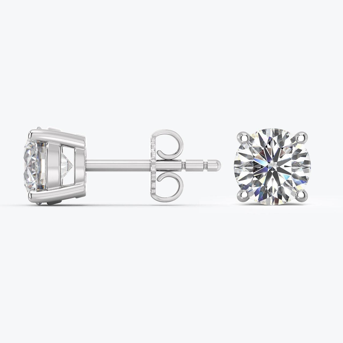 0.50 Carat Lab-Grown Diamond Stud Earrings — view 7