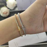 6 Carat Lab-Grown Diamond Tennis Bracelet — view 5