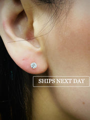 0.50 Carat Lab-Grown Diamond Stud Earrings — view 1