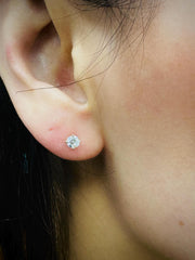 0.50 Carat Lab-Grown Diamond Stud Earrings — view 3