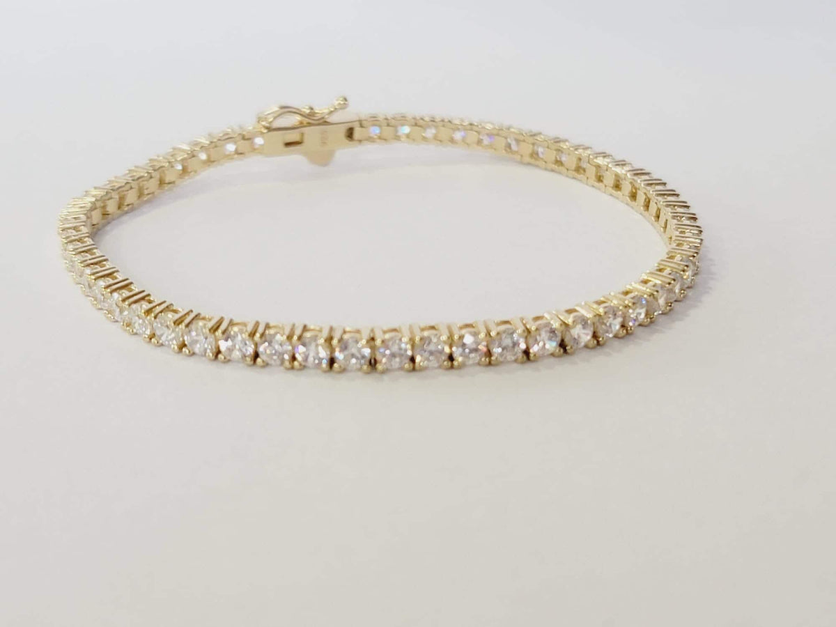 6 Carat Lab-Grown Diamond Tennis Bracelet — view 4