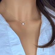 0.50 Carat Lab-Grown Diamond Solitaire Necklace — view 3