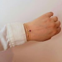 14k Gold Ladybug Bracelet: Ruby & Diamond Accent, Children's Jewelry