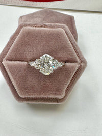 1.8 Carat Lab-Grown Diamond Engagement Ring: 14K White Gold Solitaire