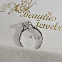 1 Carat Round Lab-Grown Diamond Solitaire Ring | 14K Gold