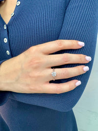 1 Carat Round Lab-Grown Diamond Solitaire Ring | 14K Gold