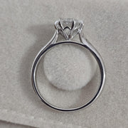 1 Carat Round Lab-Grown Diamond Solitaire Ring — view 2