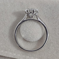 1 Carat Round Lab-Grown Diamond Solitaire Ring | 14K Gold