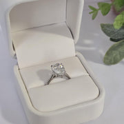 3 Carat Pear Lab-Grown Diamond Solitaire Ring — view 9
