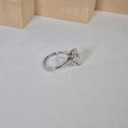 3 Carat Pear Lab-Grown Diamond Solitaire Ring — view 6