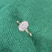 2 Carat Oval Lab-Grown Diamond Engagement Ring — view 9