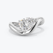 1 Carat East-West Pear Lab-Grown Diamond Wave Ring — view 7