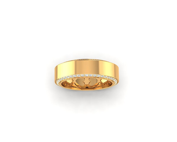 Fancy Diamond Wedding Band