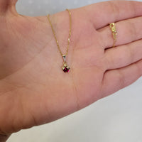 Minimalist Ladybug Necklace