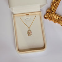 Diamond Jellyfish Necklace
