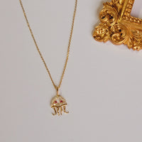 Diamond Jellyfish Necklace