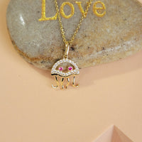 Diamond Jellyfish Necklace