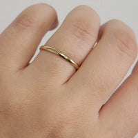 2MM Solid Gold Wedding Band