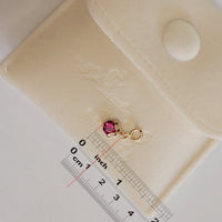 Minimalist Ladybug Necklace