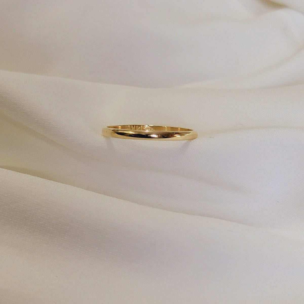 2MM Solid Gold Wedding Band