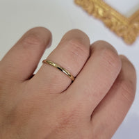 2MM Solid Gold Wedding Band