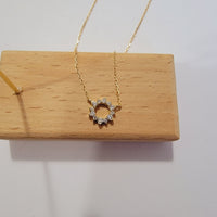 Diamond Circle Necklace