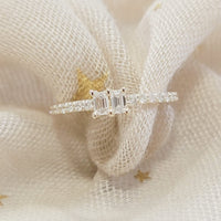 Dual Baguette Diamond Ring