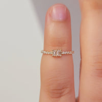 Dual Baguette Diamond Ring
