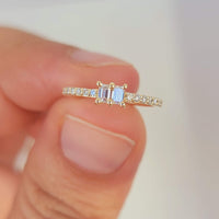 Dual Baguette Diamond Ring